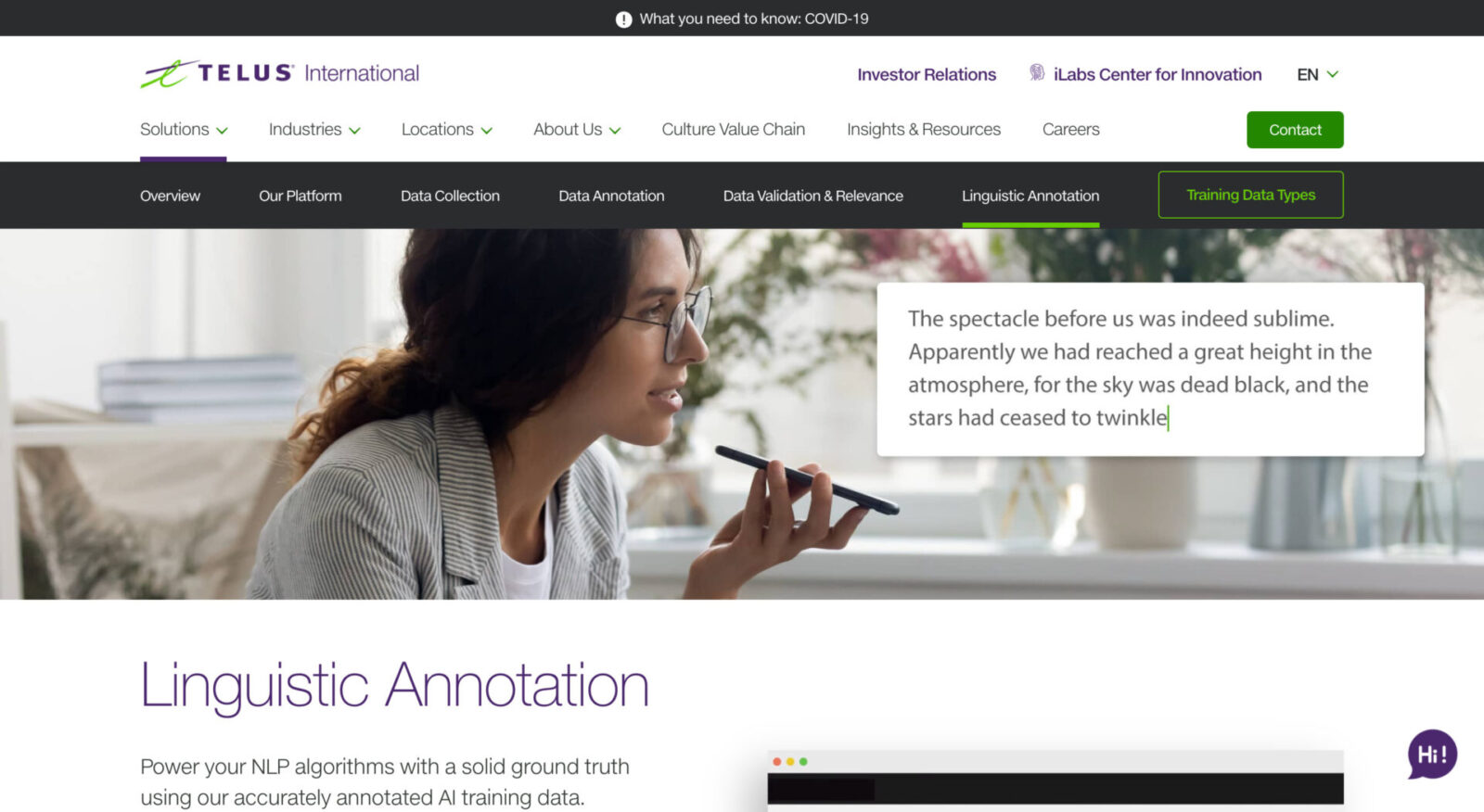 TELUS International AI Japan株式会社