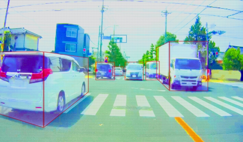 物体検出（バウンディングボックス）