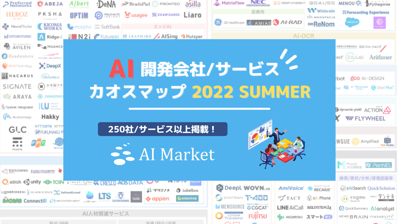 AI開発会社/AIサービスカオスマップ2022 SUMMER