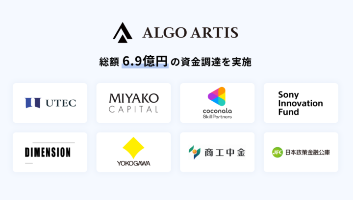 AI計画最適化ソリューション「Optium」のALGO ARTIS、総額約6.9億円の資金調達を実施