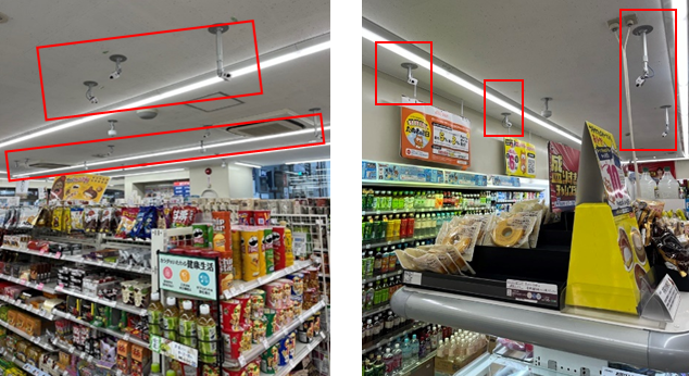 実験対象となったローソン店舗内に設置されたエッジデバイス