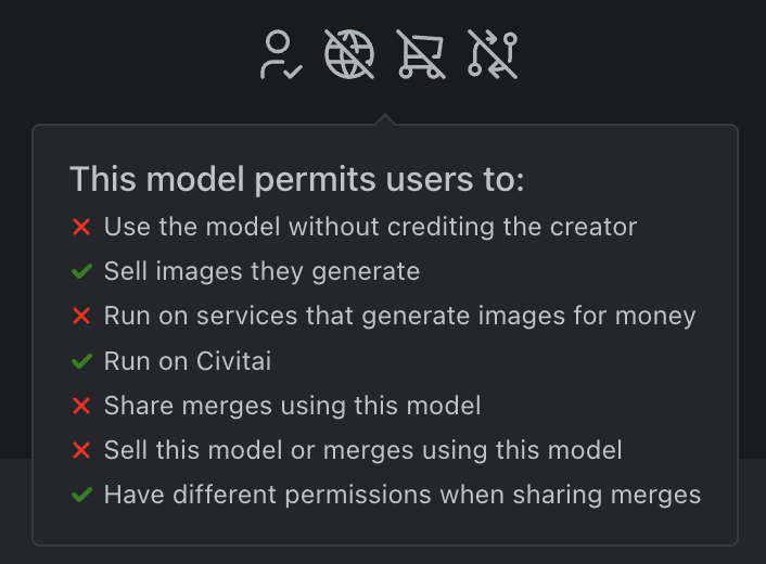 Civitaiのモデルは商用利用できる？ライセンス確認方法