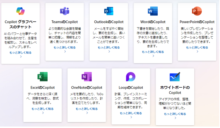 どう違う？Copilotの種類ごとの機能と料金比較