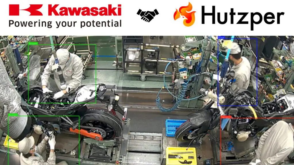 【川崎重工】バイクの組み立てラインで映像分析AIを活用した作業分析